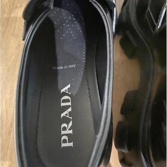 Prada Monolith Pointed Loafers (38) - Picture 6 of 9